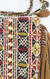 Raj Trading - Azalea Woven Cotton Crossbody Bag Cognac / Multi