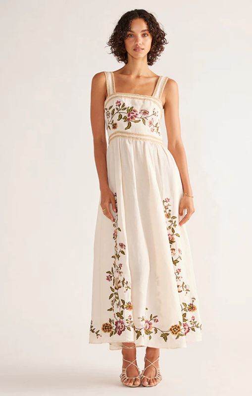MOS - Camille Maxi Dress - Ivory