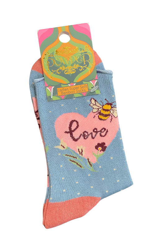 Powder - Love Bumblebee Ankle Socks - SOC657