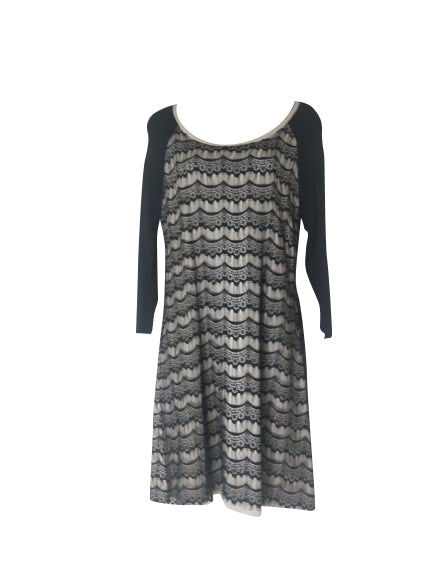 Outlet - Jana - Sleeved Lace Dress -  144414