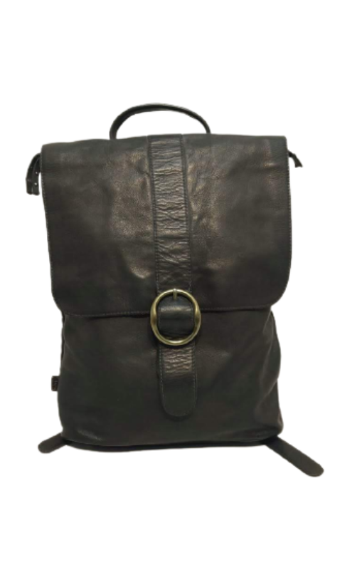 Art N' Vintage - Presley Laptop Backpack - Charcoal - AW23076