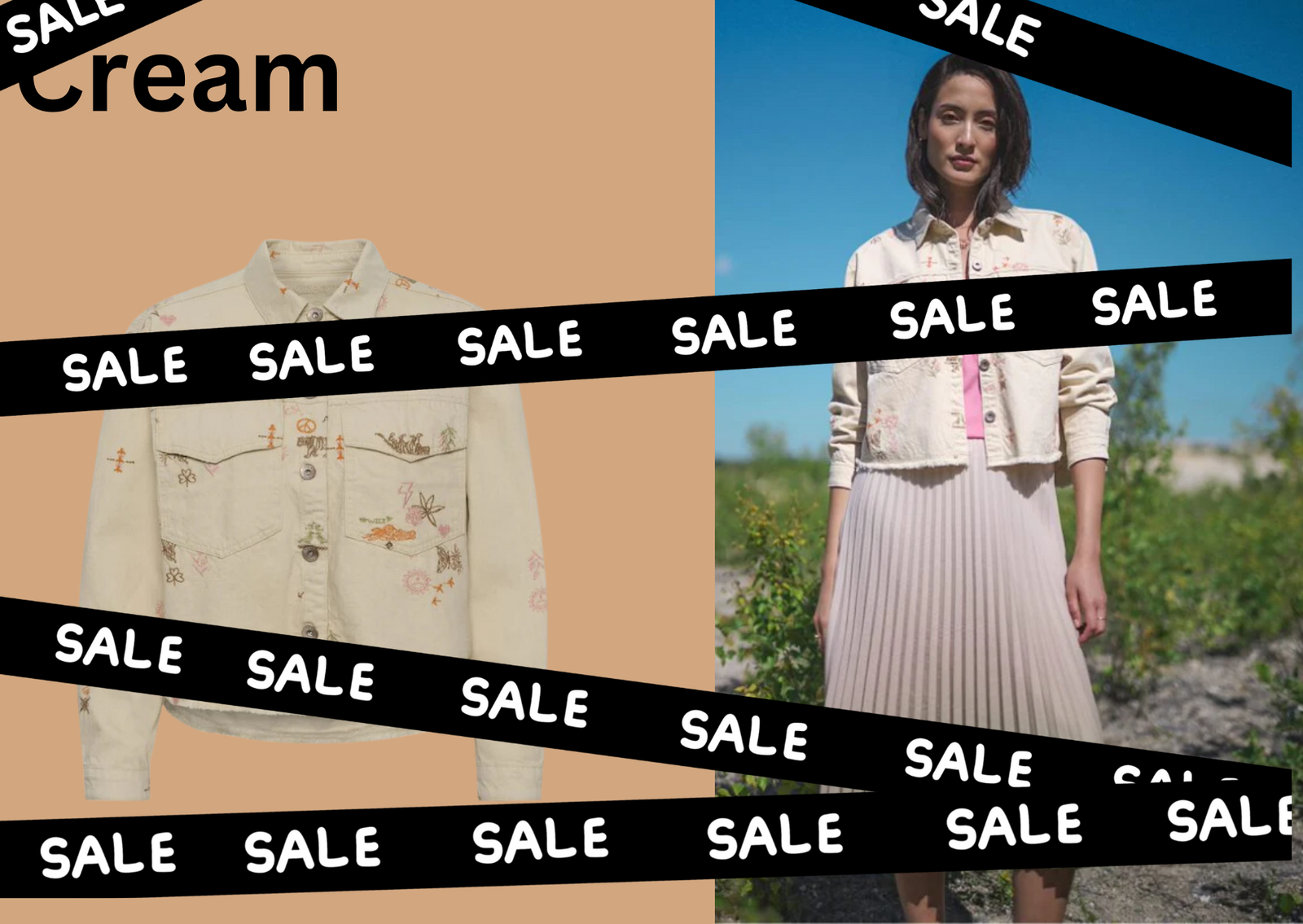 Cream Sale