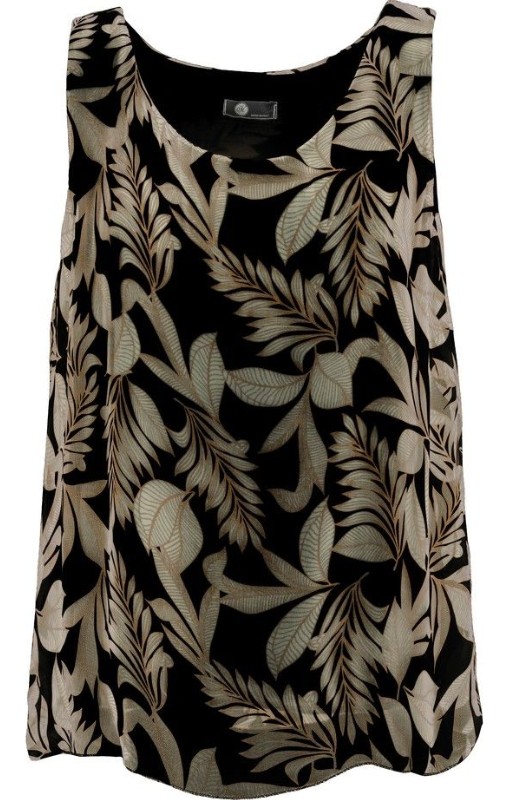 M Made In Italy - Sleeveless Top - Black - 15/8279DGS