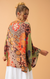 Powder - 70s Kaleidoscope Floral Kimono Jacket in Sage - PKJ37
