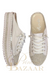 Ameise - Sarah White Backless Leather Sneakers