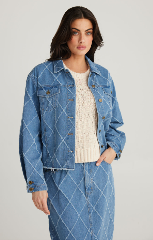 Talisman - ARTEMIS JACKET - DENIM - TA24093-2 - Last One