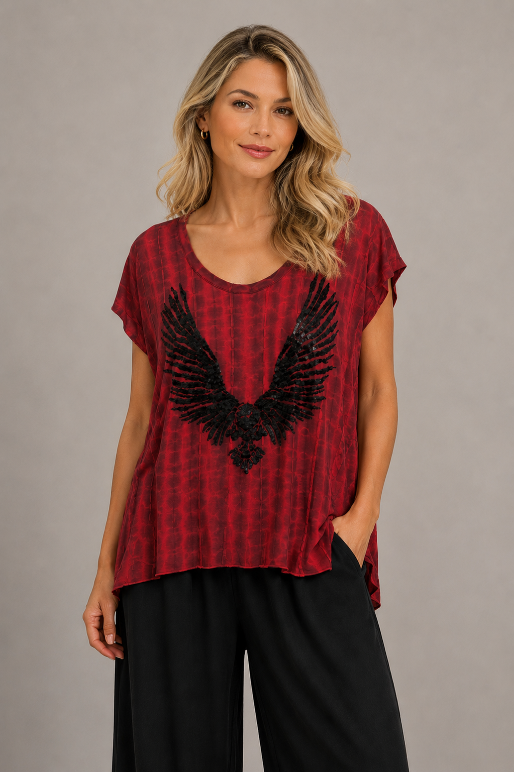 Adine Studio - Kim T-Shirt Red