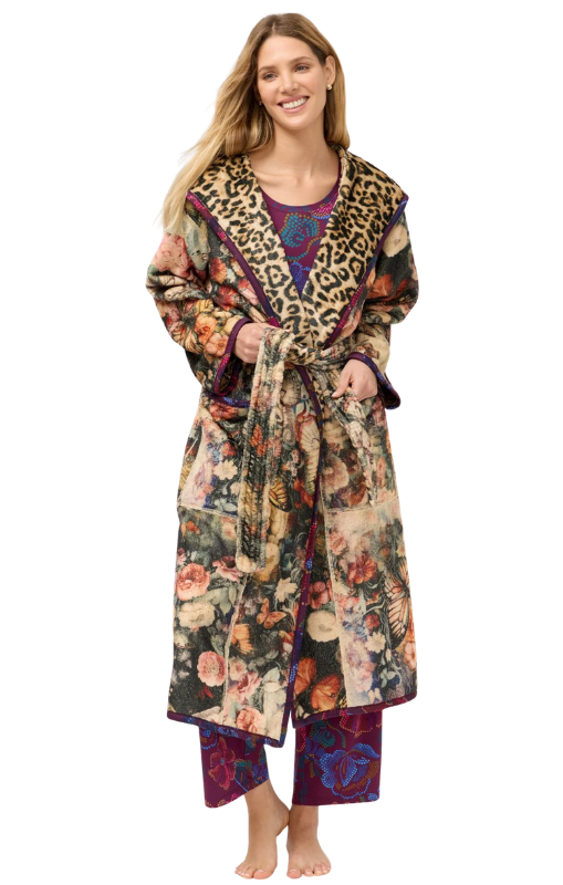Aditi robe leopard bellina johnny was princes bazaar