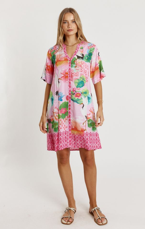 Akiko button dress orchid lula life princess bazaar