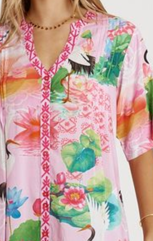 Akiko button dress orchid lula life princess bazaar