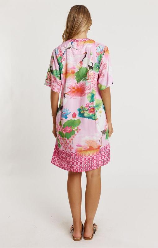 Akiko button dress orchid lula life princess bazaar