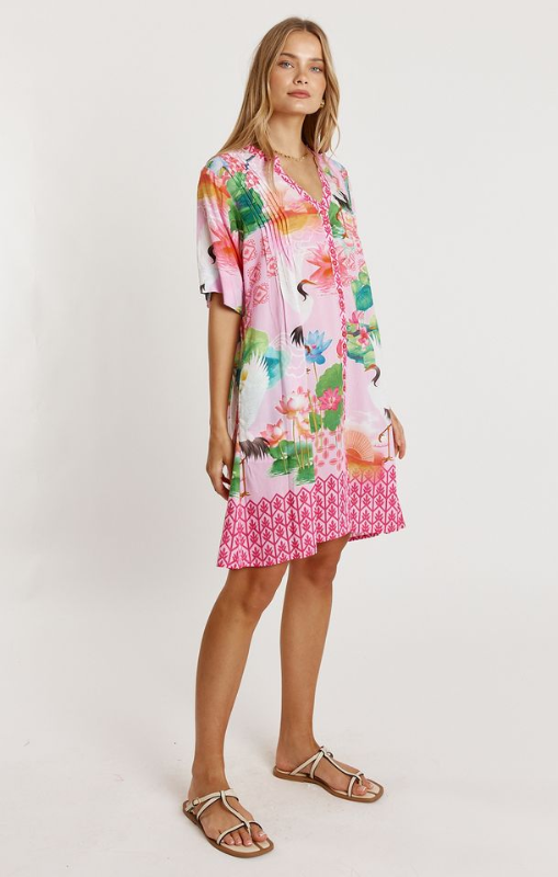 Akiko button dress orchid lula life princess bazaar