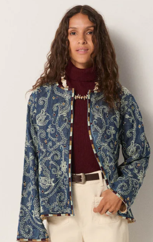 Amara jacket bengal blues maison hotel princess bazaar