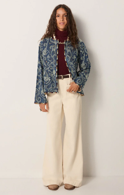 Amara jacket bengal blues maison hotel princess bazaar