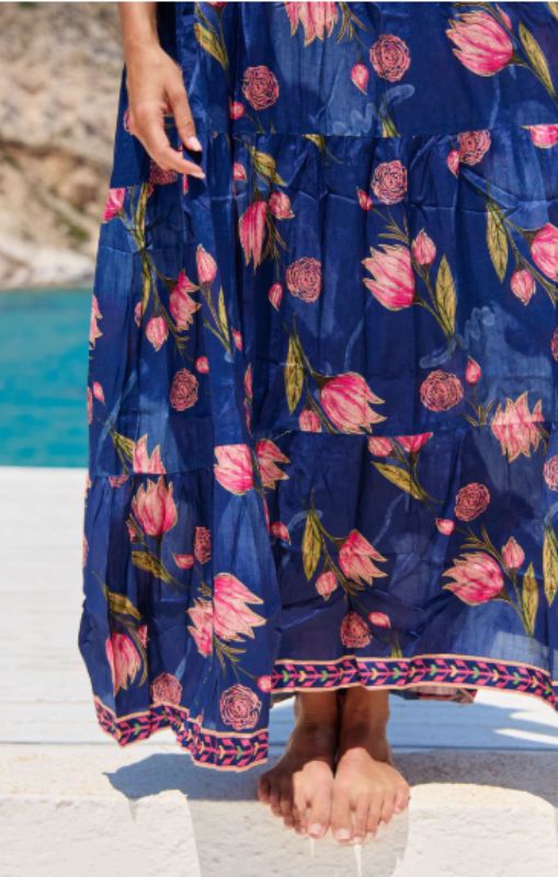 Amisha SS maxi frolic naudic princessbazaar