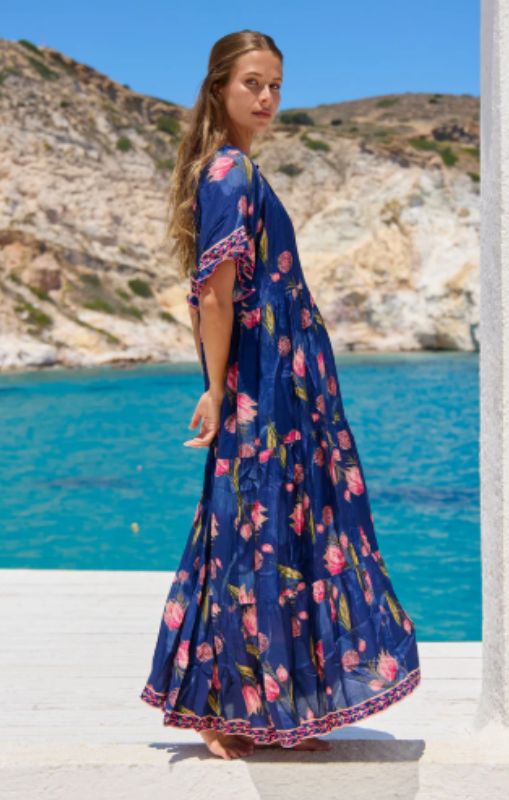 Amisha SS maxi frolic naudic princessbazaar