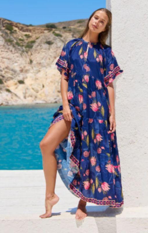 Amisha SS maxi frolic naudic princessbazaar