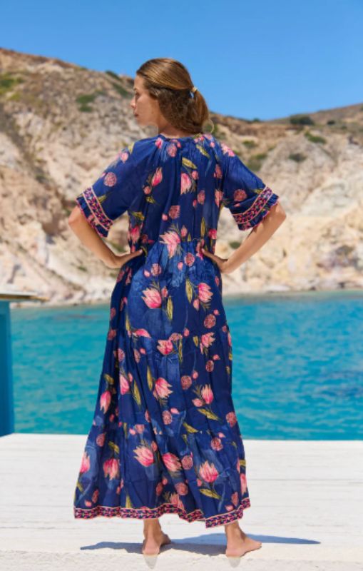 Amisha SS maxi frolic naudic princessbazaar