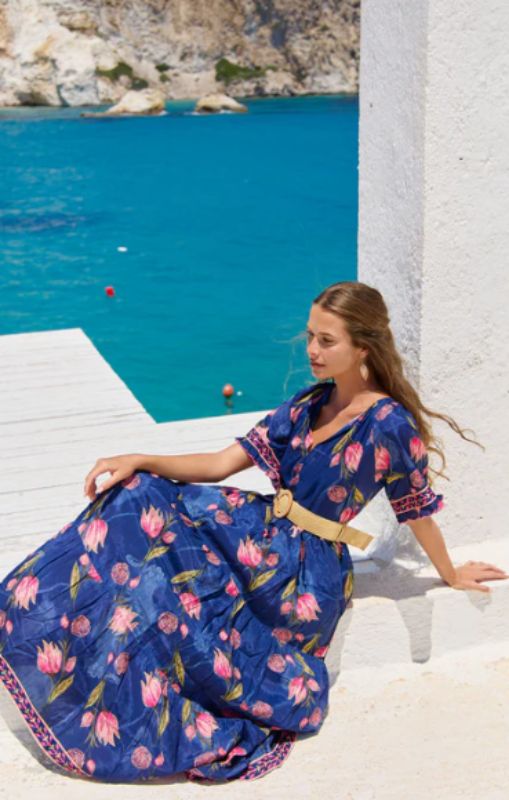 Amisha SS maxi frolic naudic princessbazaar