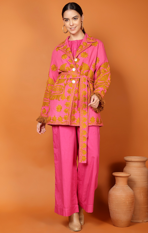Anannasa-AdeleShortCoat-Pink-ANW262SCPrincessBazaar1