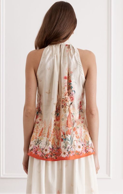 Aqua Blu - Alice Top - Bouquet - AP25026BO