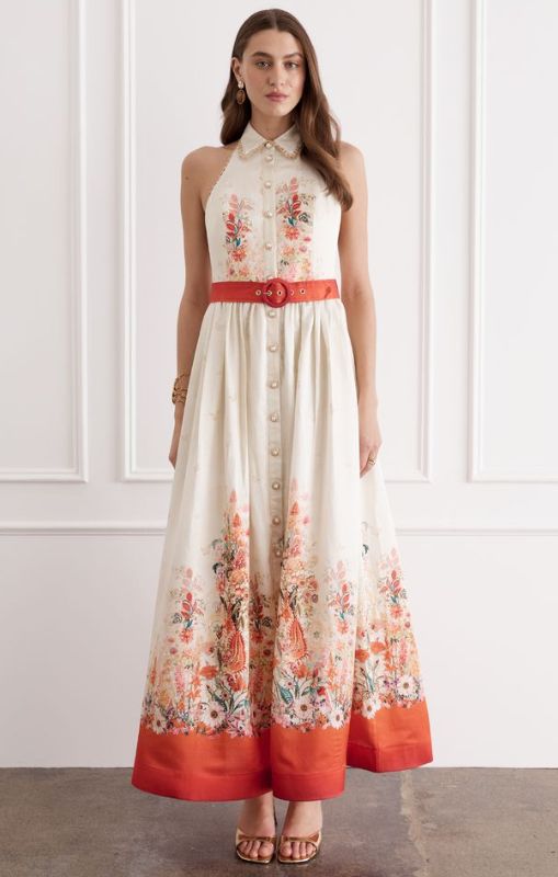 Aqua Blu - Aurora Dress - Bouquet - AP25019BO