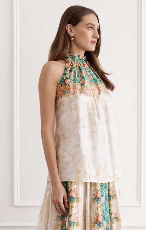 Aqua Blue - Alice Top - Doree