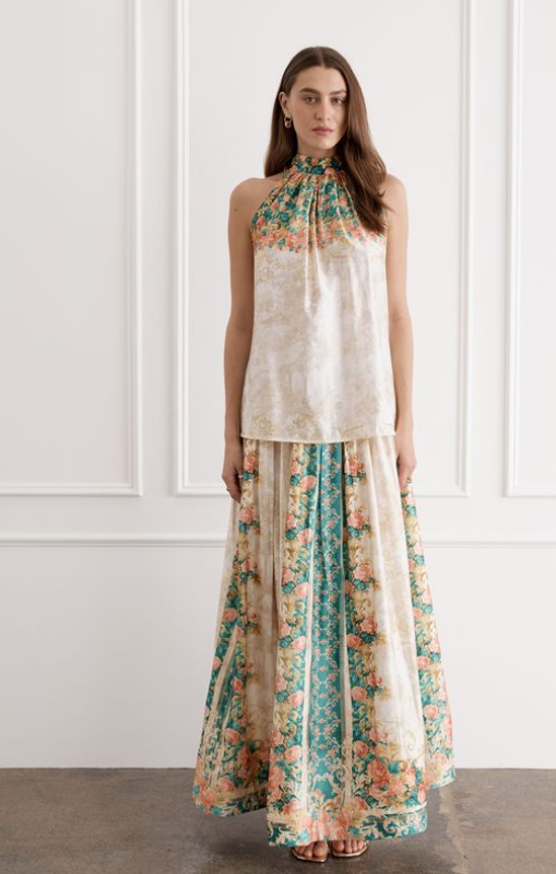 Aqua Blue - Alice Top - Doree