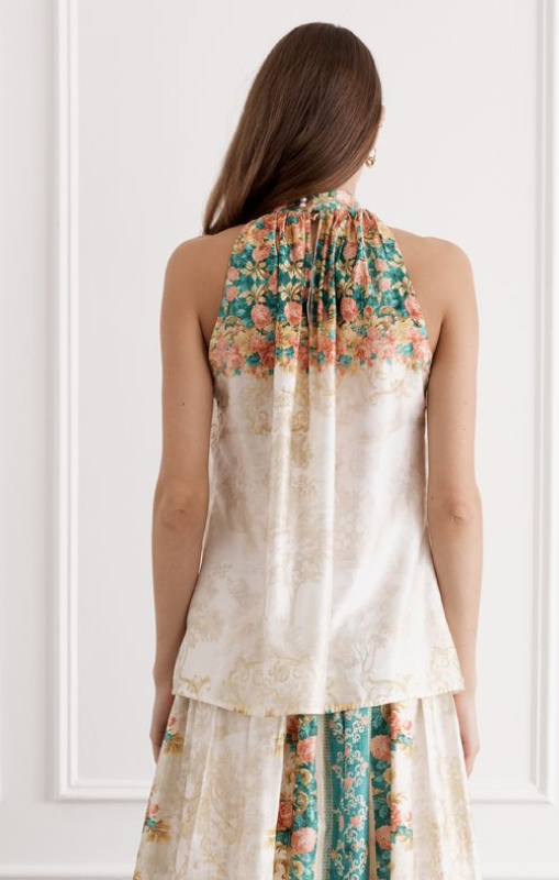 Aqua Blue - Alice Top - Doree