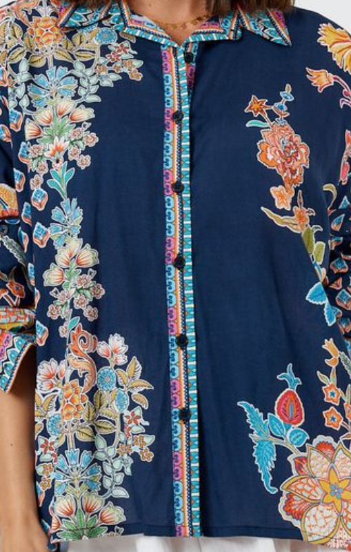 Arden shirt navy lula life princess bazaar