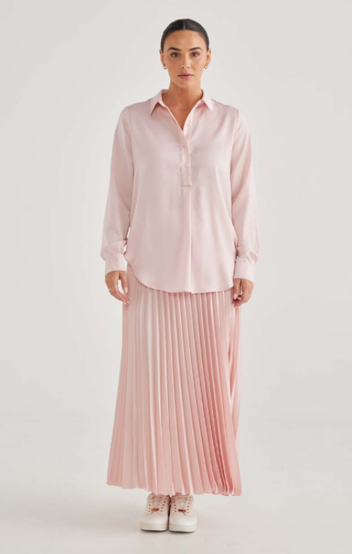 Brave + True - Astrid Shirt - Blush - BT6991-3