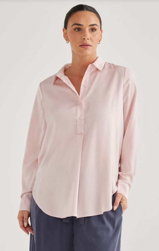 Brave + True - Astrid Shirt - Blush - BT6991-3
