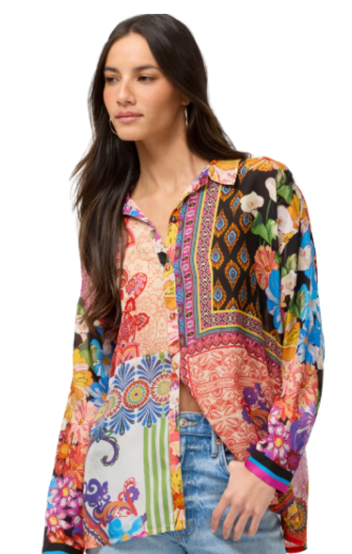 Audrey Shirt Magnolia Patchwork johnny was princess bazaar