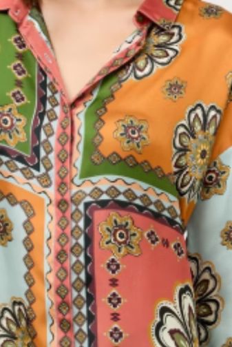 Audrey shirt with hidden placket johnny was princess bazaar