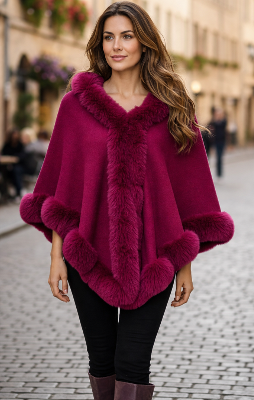 Autumn-LightweightCapewithFauxFurTrim-Fuchsia-PH350090-06princessbazaar