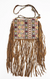 Raj Trading - Azalea Woven Cotton Crossbody Bag Cognac / Multi