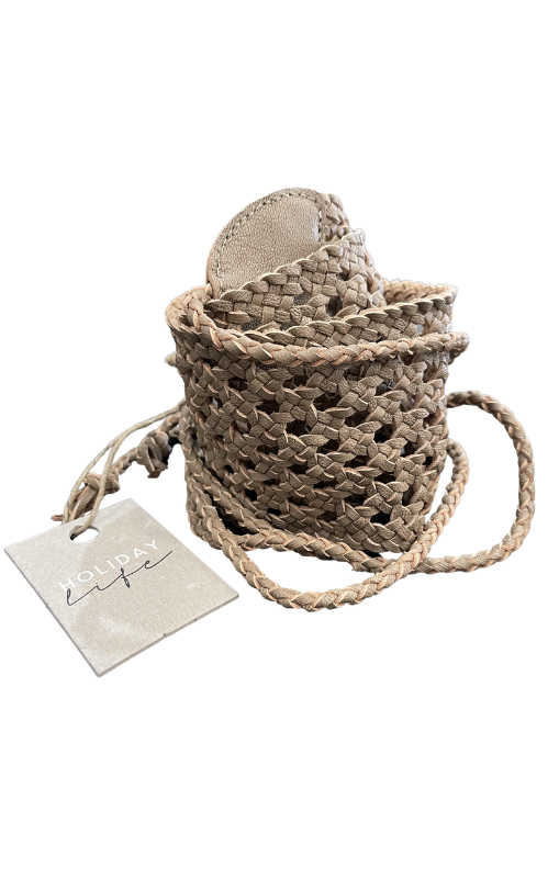 Holiday - Rodeo Weave Belt - Tan - BELT-97