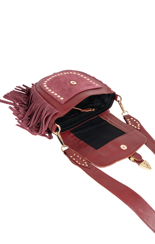 Piti Cuiti - Bandolera Milano Granate Leather Bag