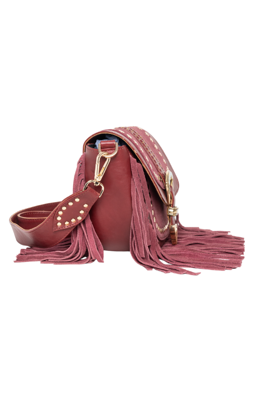 Piti Cuiti - Bandolera Milano Granate Leather Bag