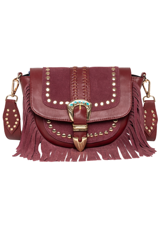 Piti Cuiti - Bandolera Milano Granate Leather Bag