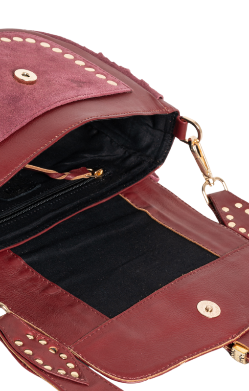 Piti Cuiti - Bandolera Milano Granate Leather Bag