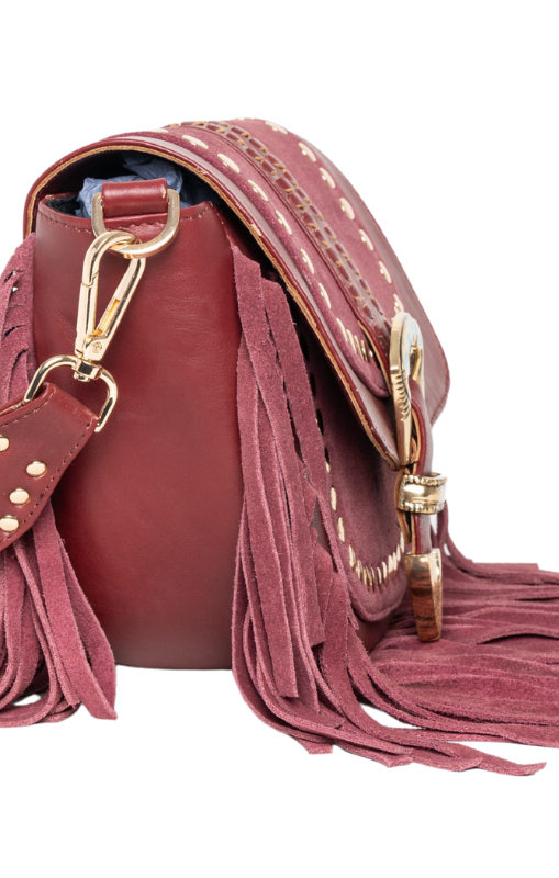 Piti Cuiti - Bandolera Milano Granate Leather Bag