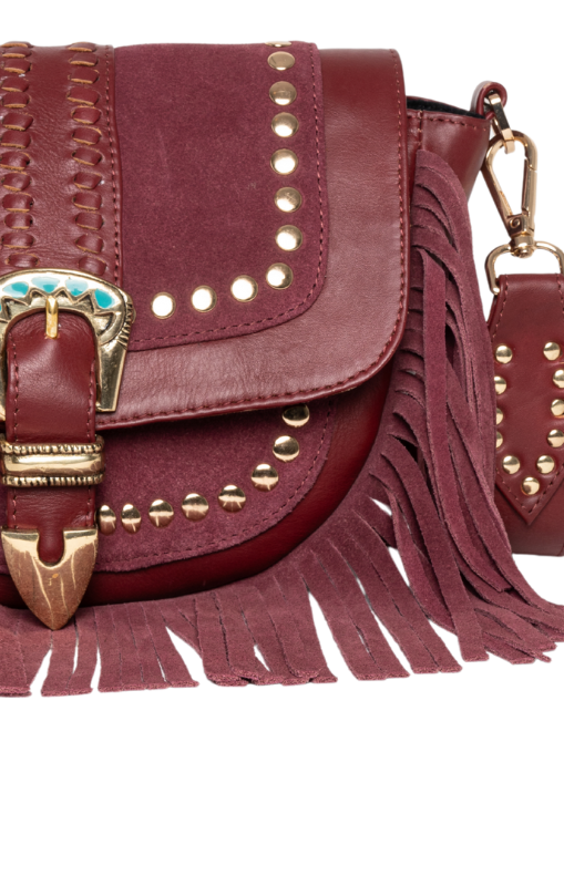 Piti Cuiti - Bandolera Milano Granate Leather Bag