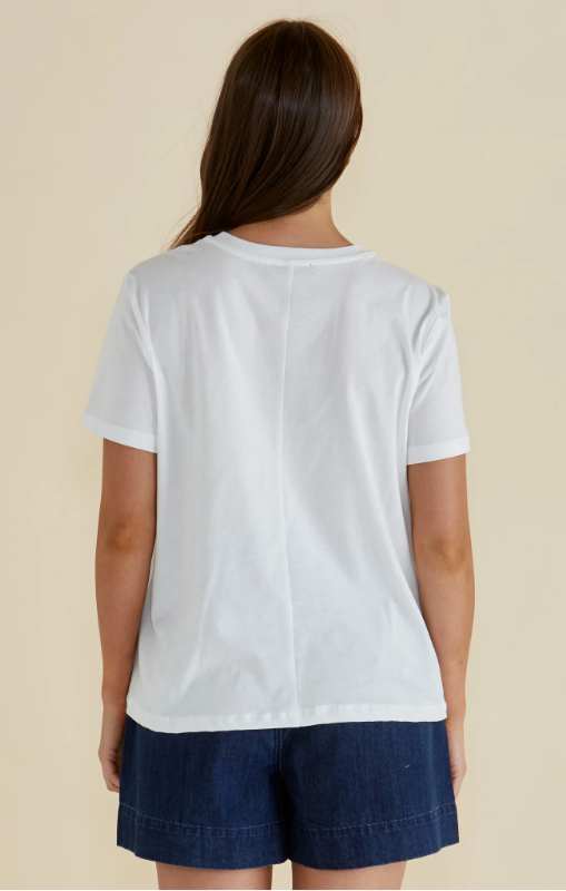 Betty Basics - Ellia Crew Tee - Paradise Beach Print