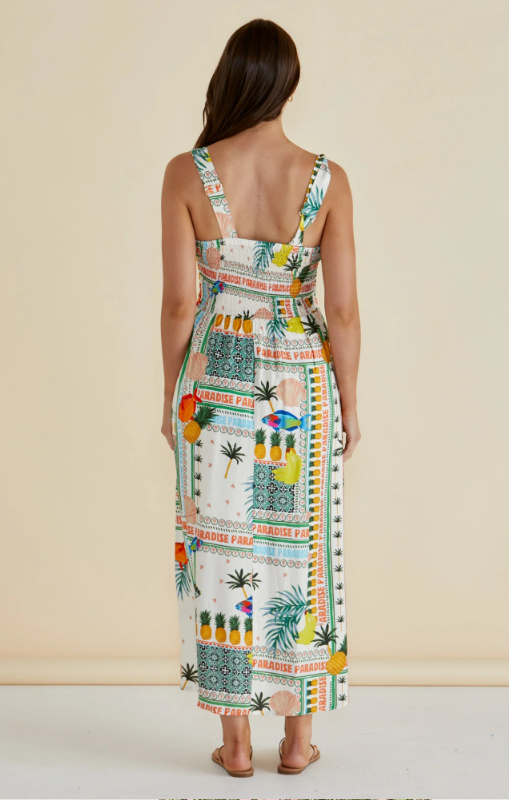 Betty Basics - Tegan Midi Dress - Paradise Print