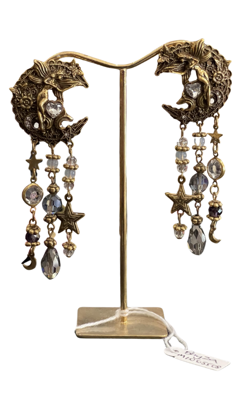 Bhyza - Moon &amp; Stars - Earrings - M1065508 princess bazaar