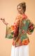 Powder - Birds and Blooms Kimono Jacket in Sage - PKJ31