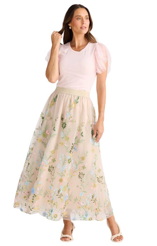 Brave + True - Enchanted Skirt - Enchanted Embroidery - BT25441-1