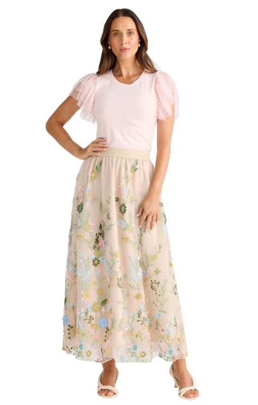 Brave + True - Enchanted Skirt - Enchanted Embroidery - BT25441-1