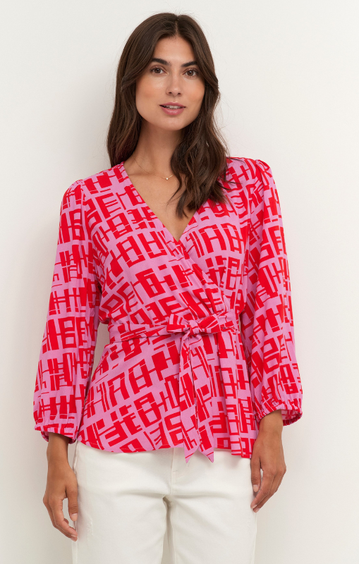Culture - CUTeresa Blouse - CTR-50109397 - Fuchsia Pink